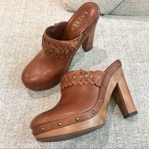 ☄️VINTAGE ☄️ Ralph Lauren Brown Clogs